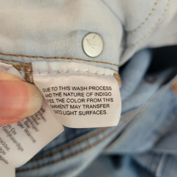 Madewell Baggy Tapered High Rise Blue Denim Jeans Size 32 100% Cotton - Picture 14 of 14